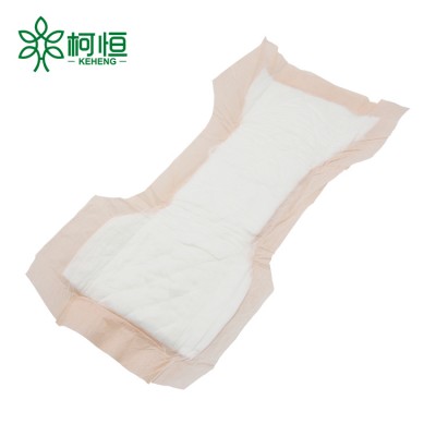 maternity sanitary napkin with Hot-rolled non-woven heavy flow women used maternity pads with loops